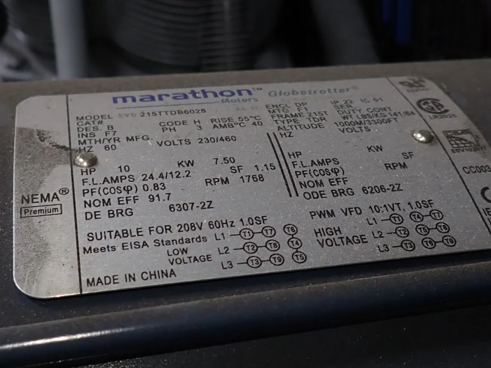 Gardner Denver 10 Hp Air Compressor - Vr10-12