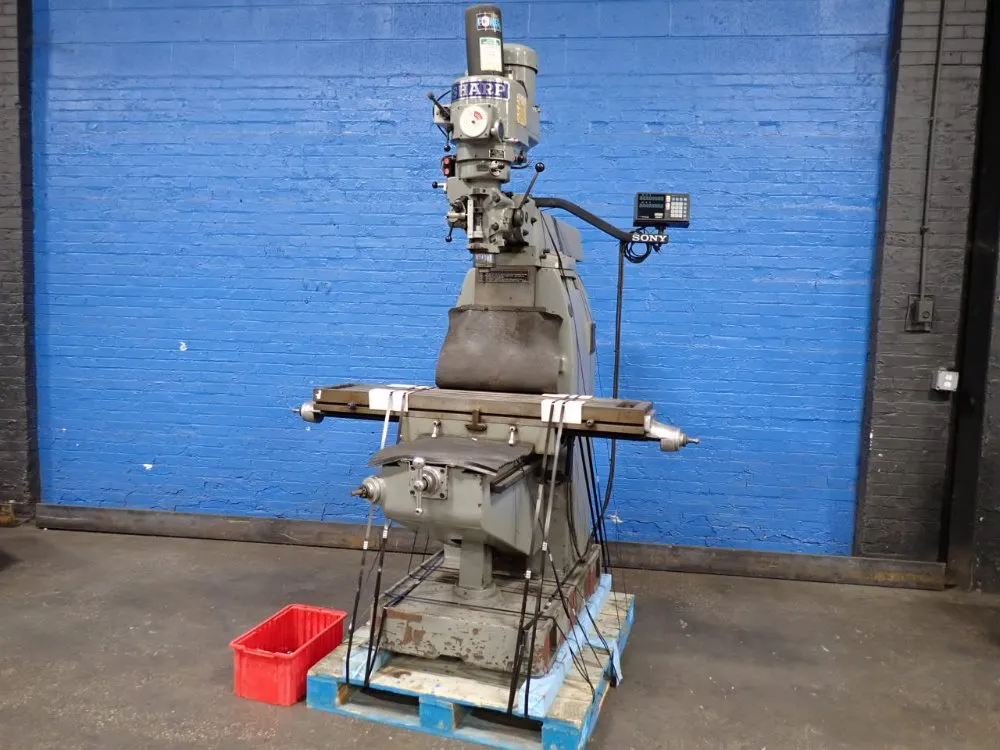 Sharp 10" X 51" Vertical Mill - Hmv