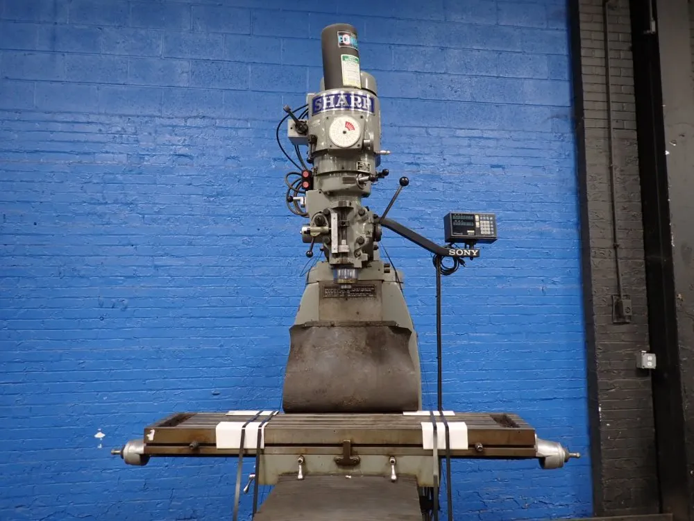 Sharp 10" X 51" Vertical Mill - Hmv
