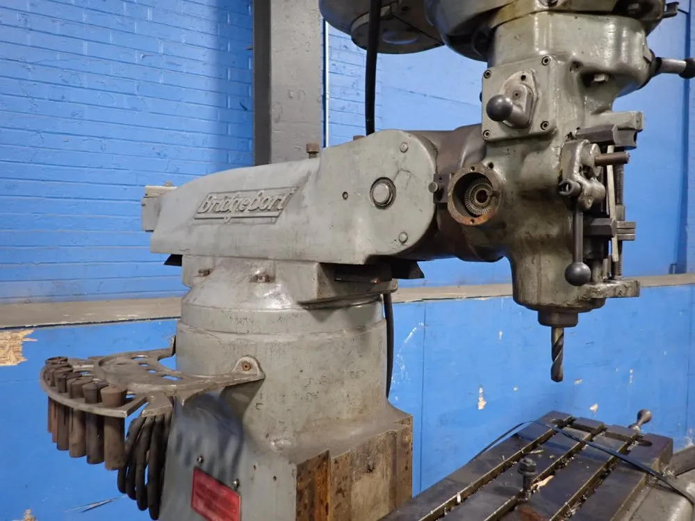 Bridgeport 9" X 42" Vertical Mill