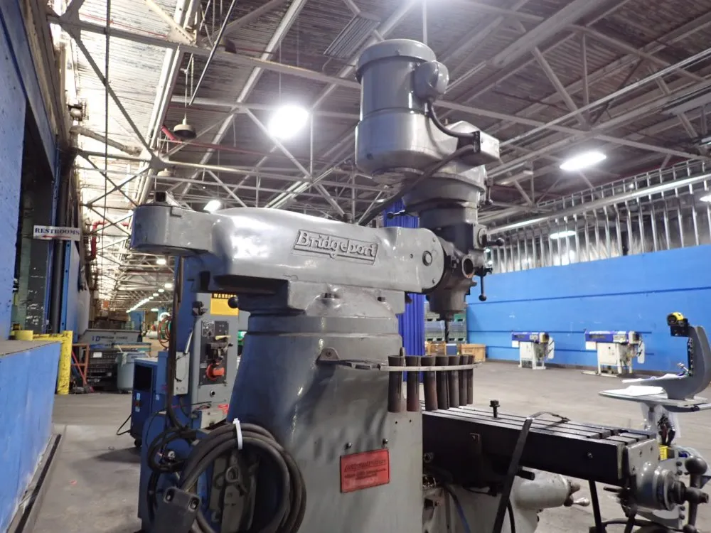 Bridgeport 9" X 42" Vertical Mill