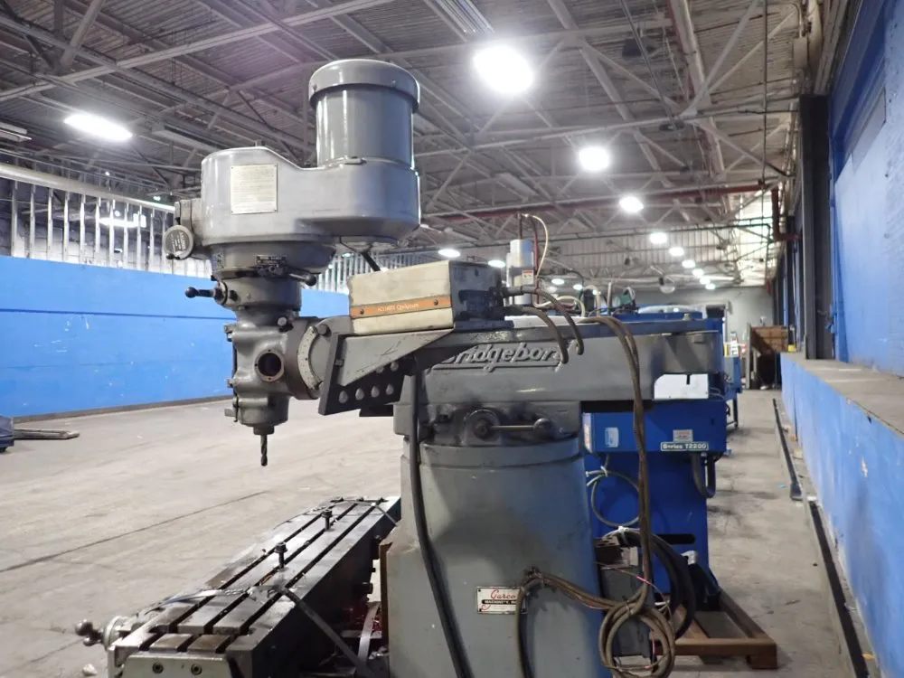 Bridgeport 9" X 42" Vertical Mill