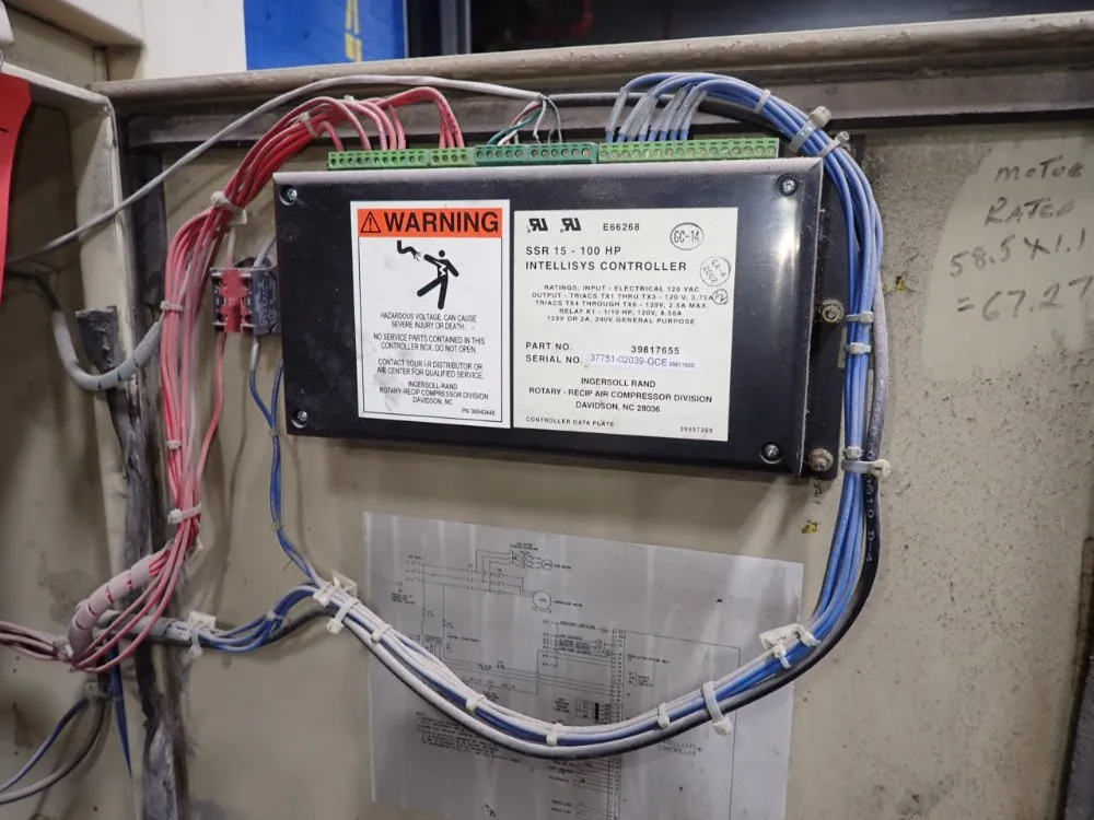 Ingersoll Rand 50 Hp Air Compressor - Ssr-ep50se
