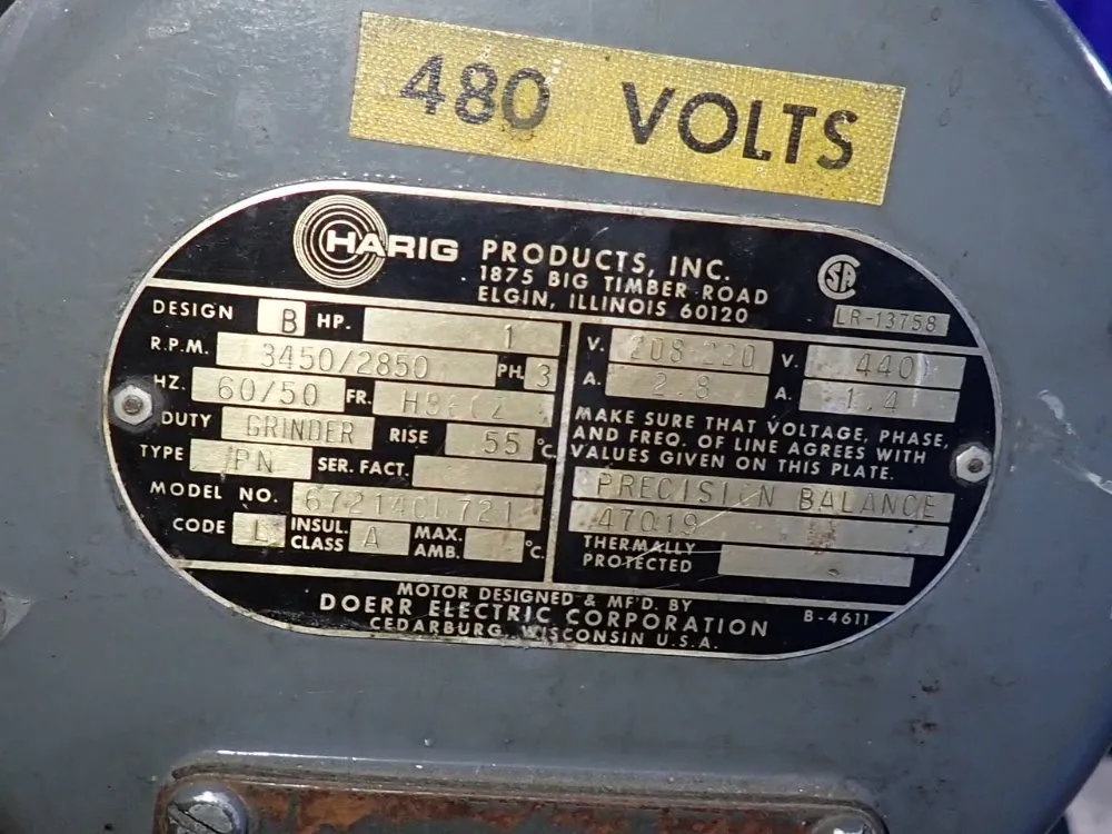 Harig 6" X 18" Surface Grinder - Super 618