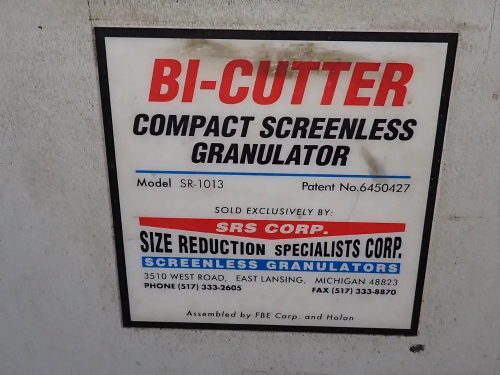 Fbe Corp 0.75 Kw Granulator - Sr-1013