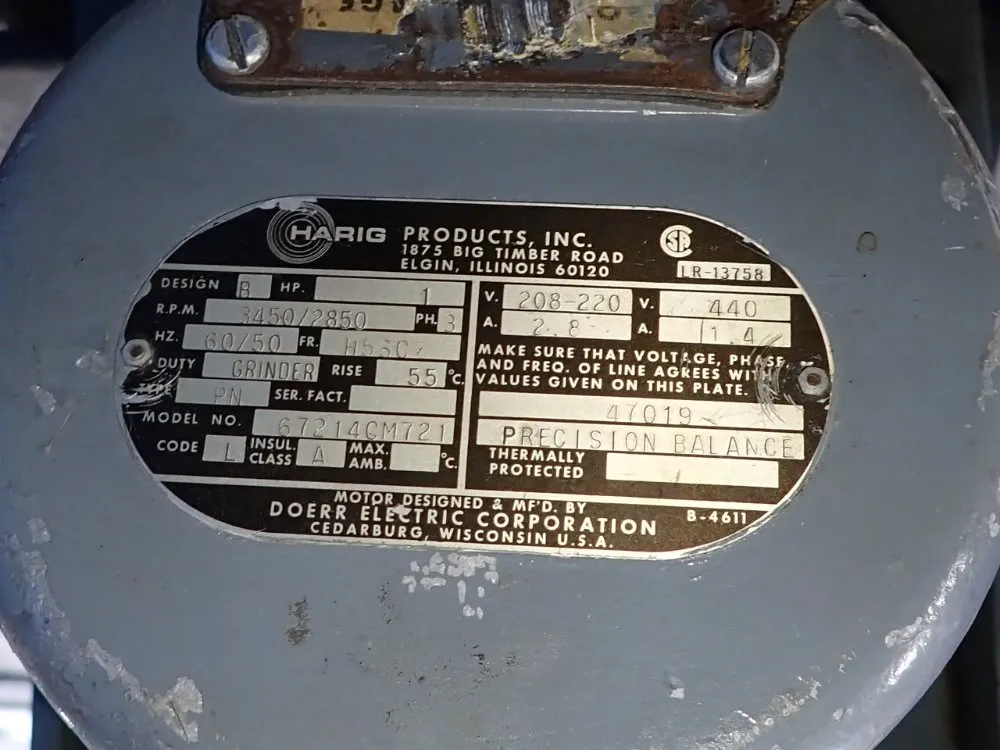 Harig 6" X 12" Surface Grinder - Super 612