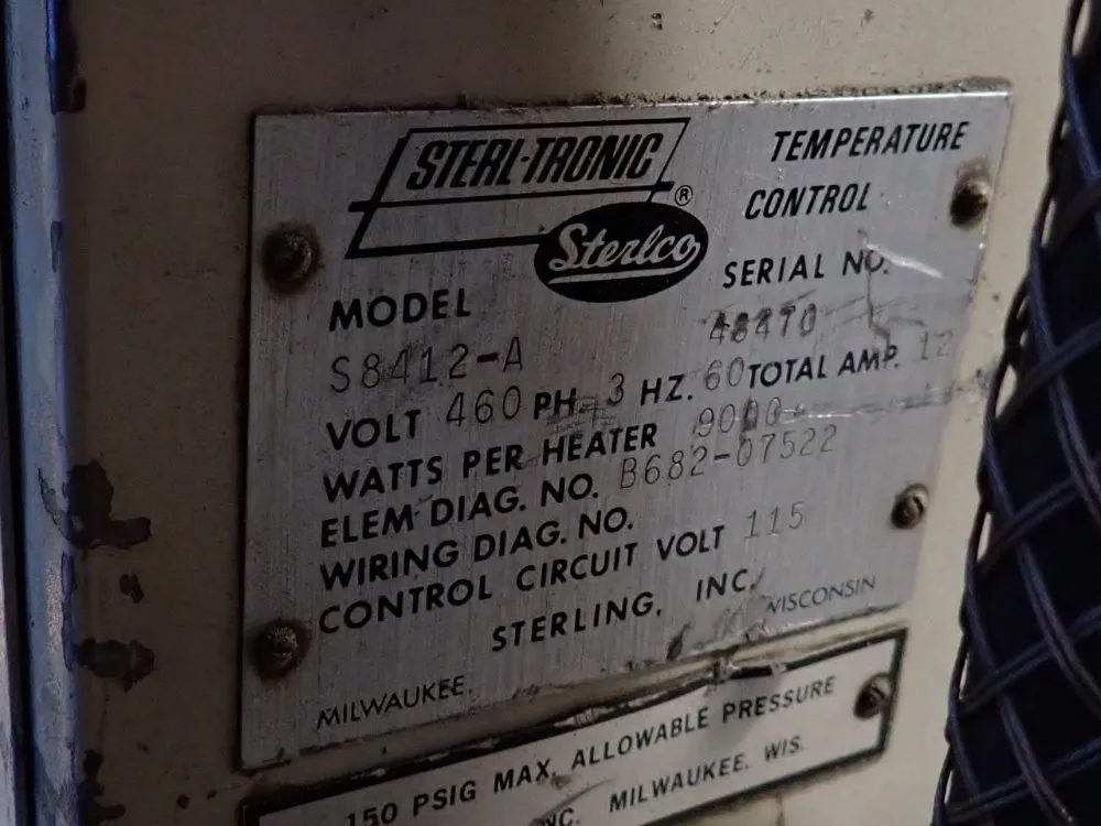 Sterling Inc Temperature Controller - S8412-a