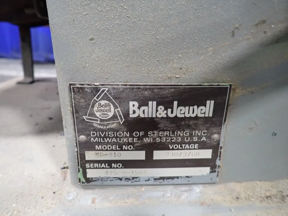 Ball & Jewell Granulator - Md-810