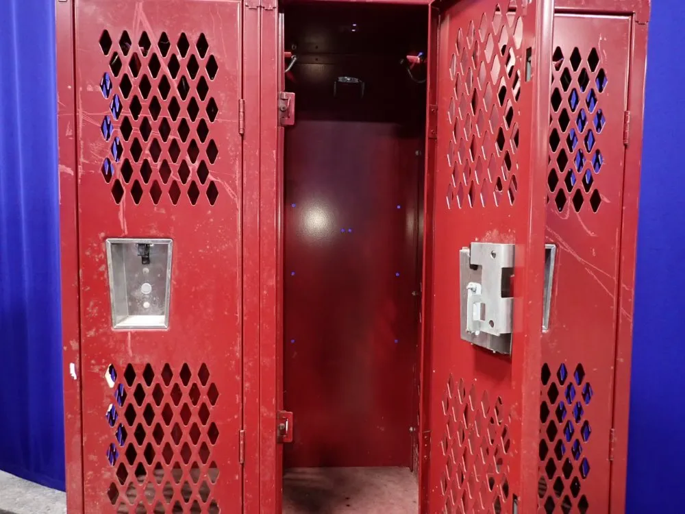 6 Lockers (12"x11"x35") Locker