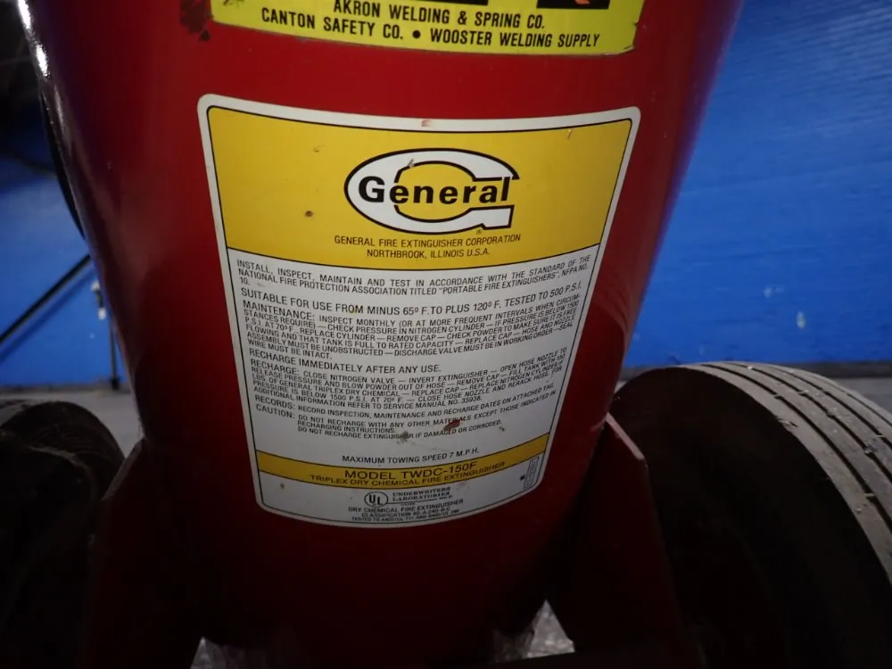 General Fire Extinguisher Corporation Fire Extinguisher - Twdc-150f