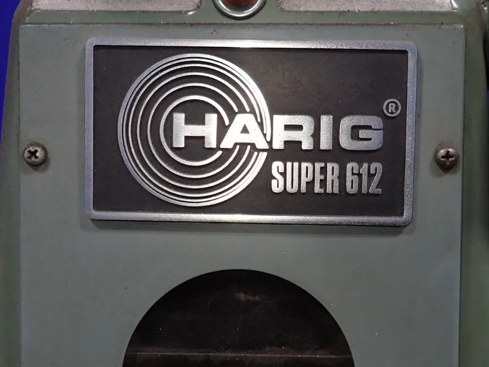 Harig 6"x12" Surface Grinder - Super 612