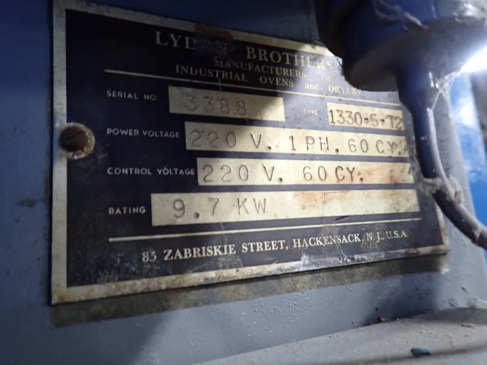 Injection Molders Supply Co. 38" X 36" X 62" Industrial Oven