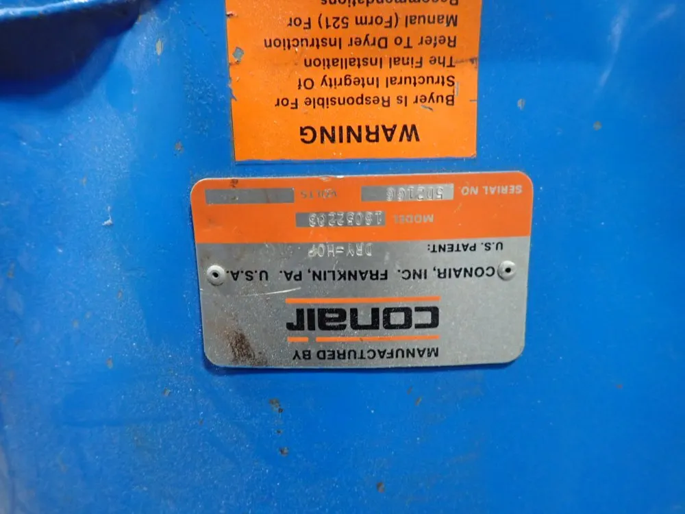 Conair, Thoreson Mccosh Inc, Bunting Magnetics Co Hopper