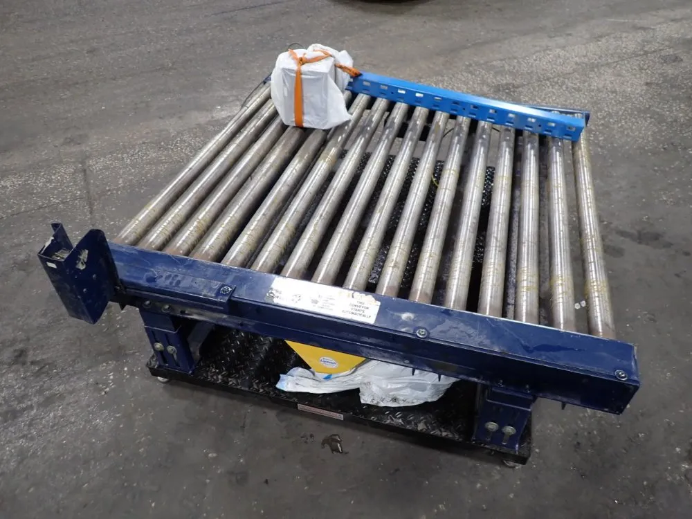 51 1/2" X 58" Powered Roller Conveyor W/scale