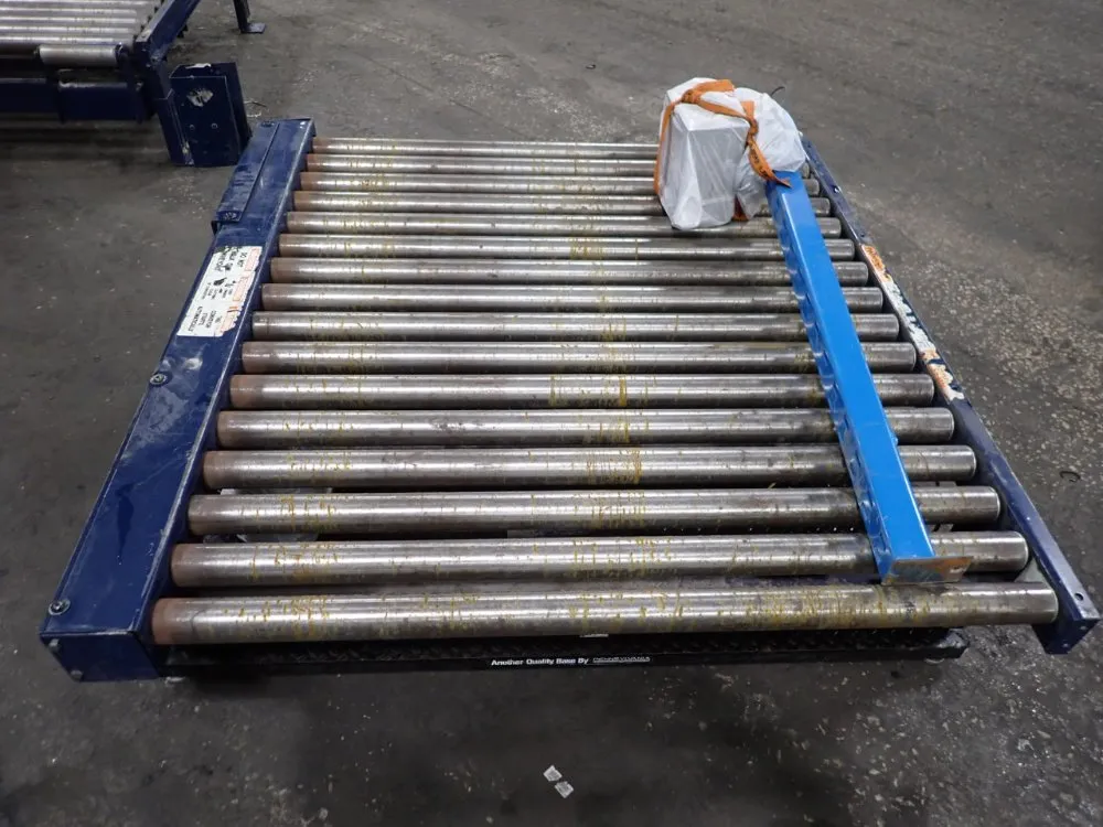 51 1/2" X 58" Powered Roller Conveyor W/scale