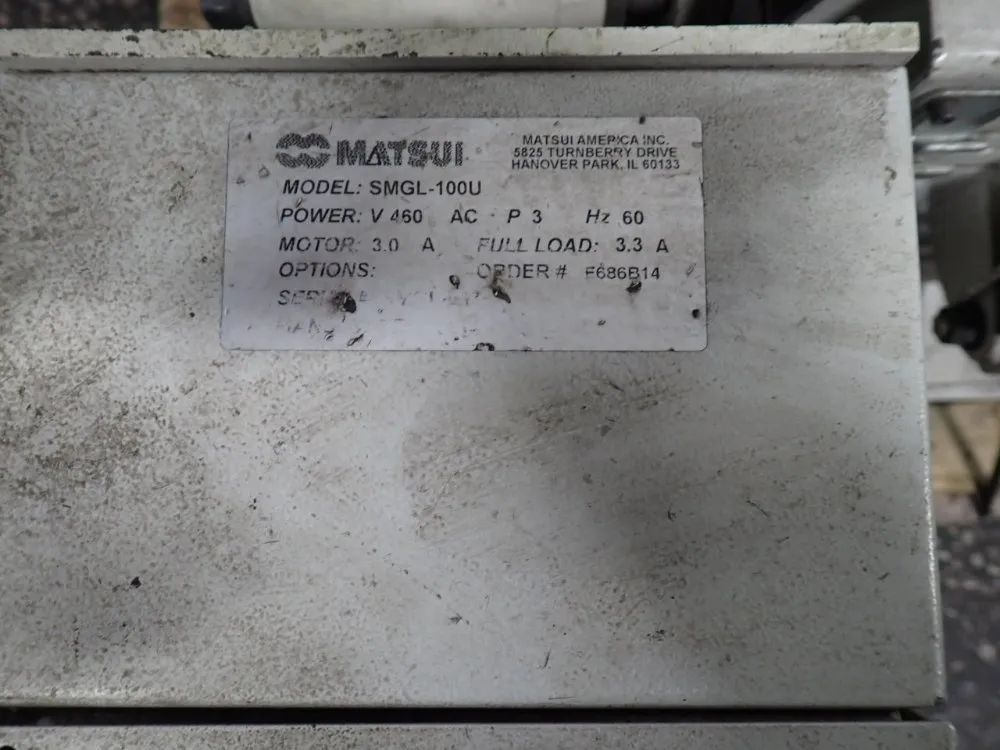 Matsui 10" X 8" Granulator - Smgl-100u