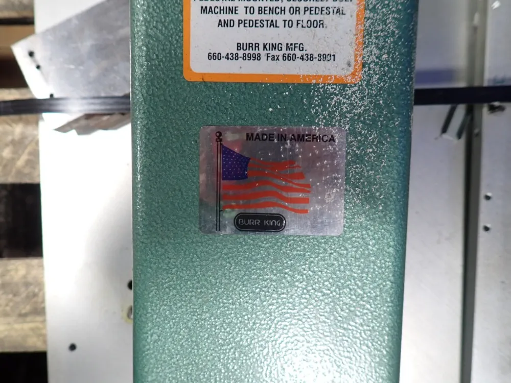 Burr King 3 Hp Deburring & Polishing Machine