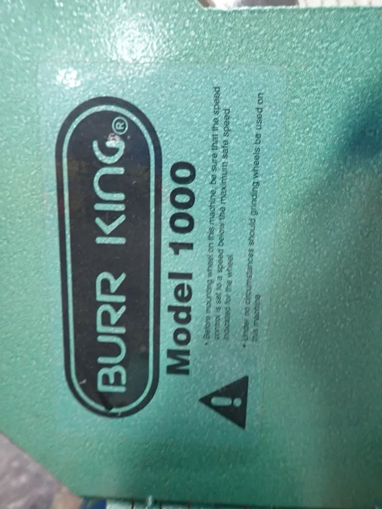 Burr King 3 Hp Deburring & Polishing Machine