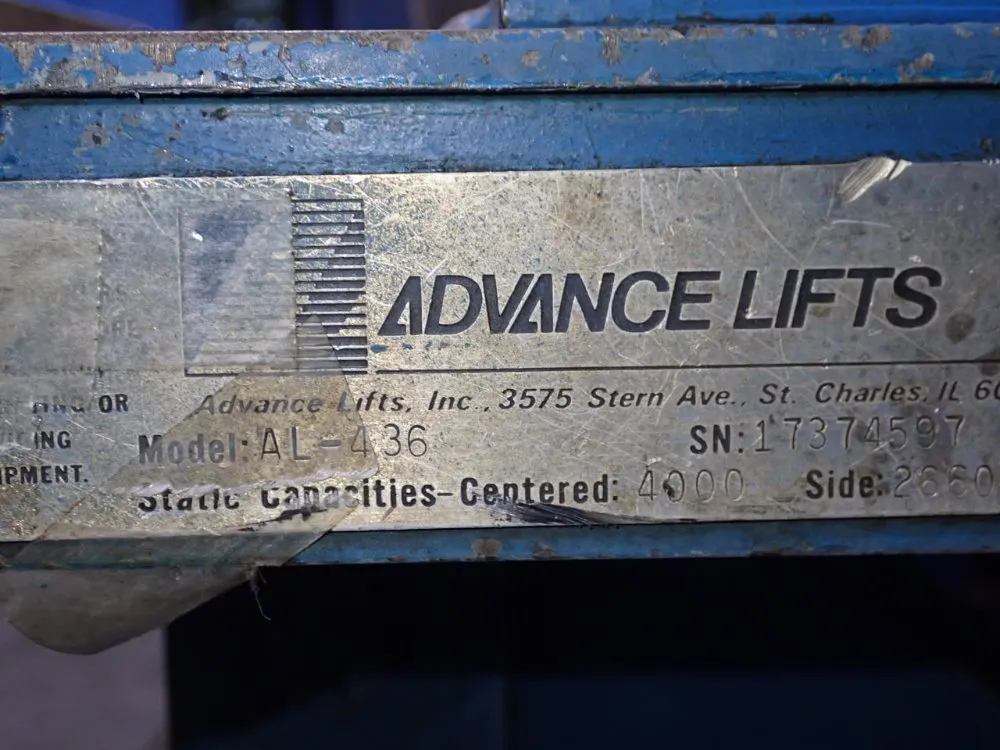 Advanced Lifts Lift Table