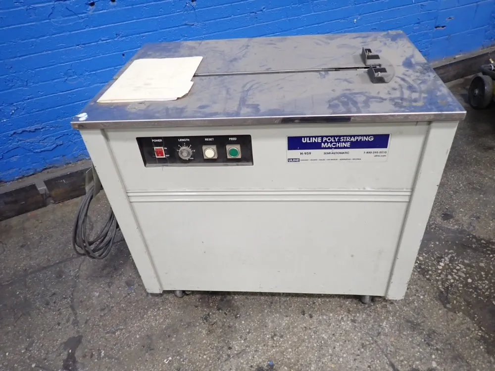 Uline 30" X 1" Strapping Machine - H-959