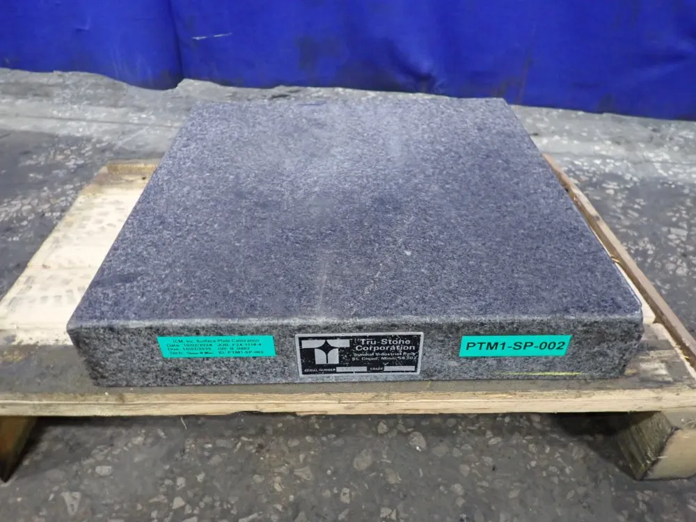 Tru-stone 18" X 18" X 3" Granite Surface Plate