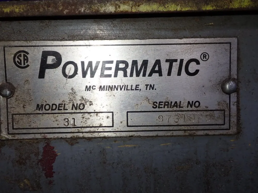 Powermatic 6"/12" Belt/disc Sander - 31