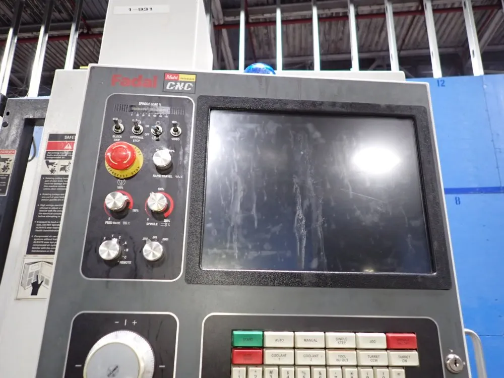 Fadal 16" X 35 1/2" Cnc Vmc - Vmc3016fxmp Ht