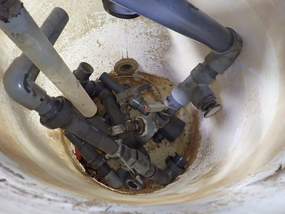 Chem-tainer 150 Gallon Poly Tank