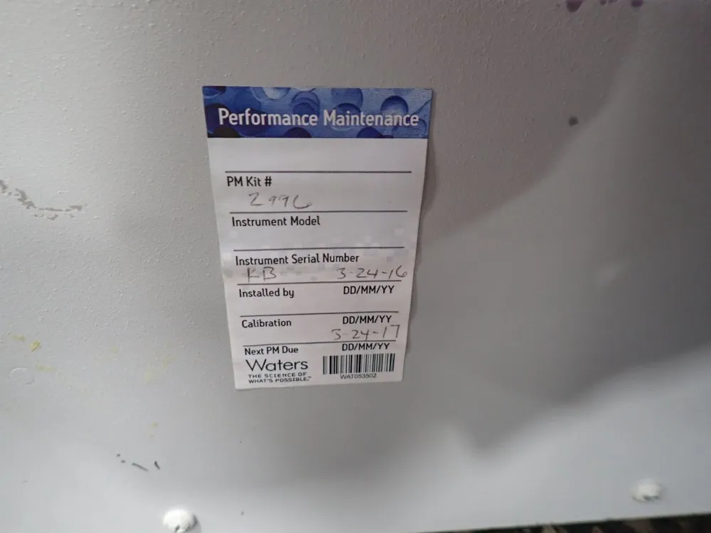 Waters Photodiode Array Detector - 2996
