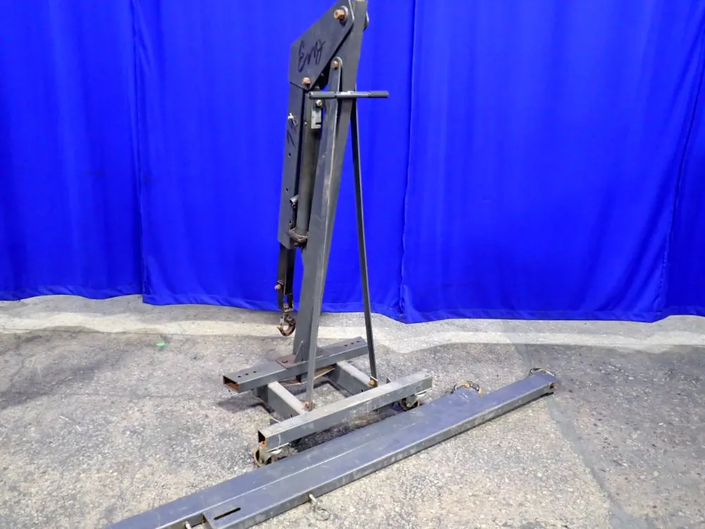 Dayton 1 Ton Fold Away Mobile Crane - 3zc72