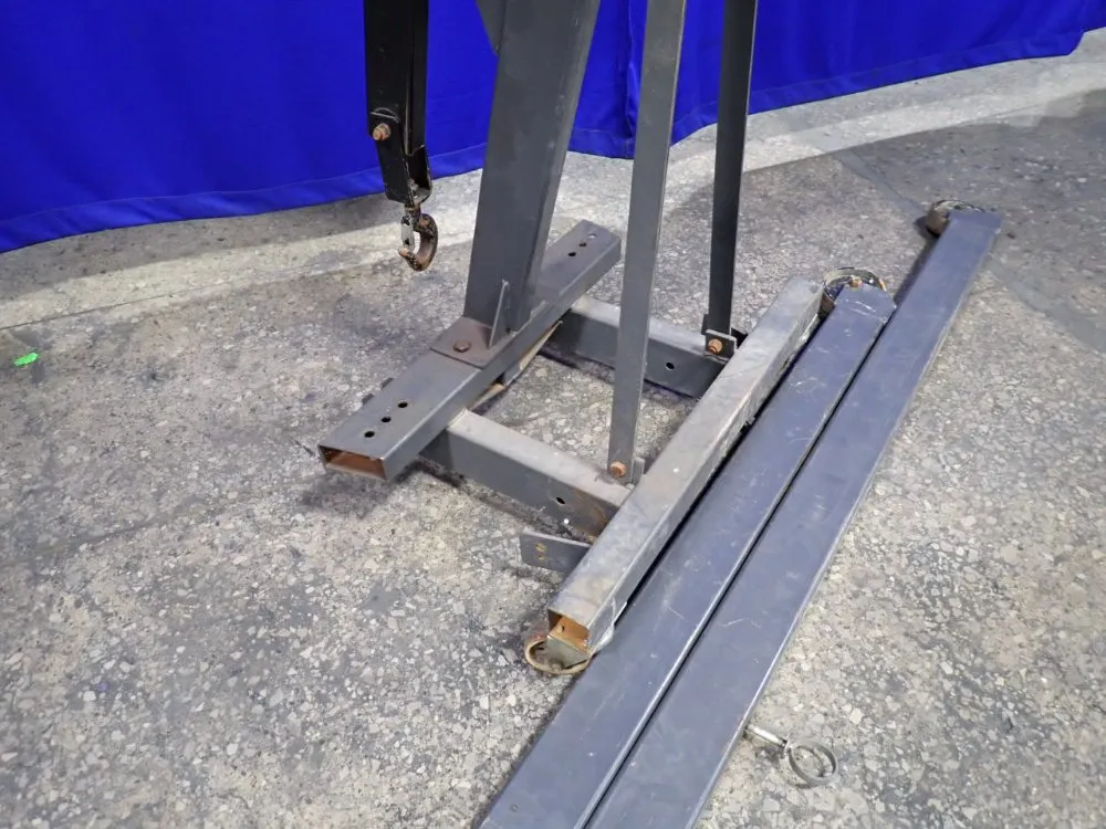 Dayton 1 Ton Fold Away Mobile Crane - 3zc72