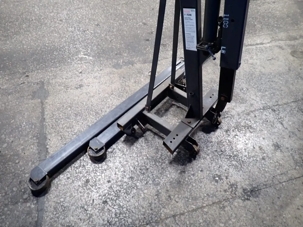 Dayton 1 Ton Fold Away Mobile Crane - 3zc72