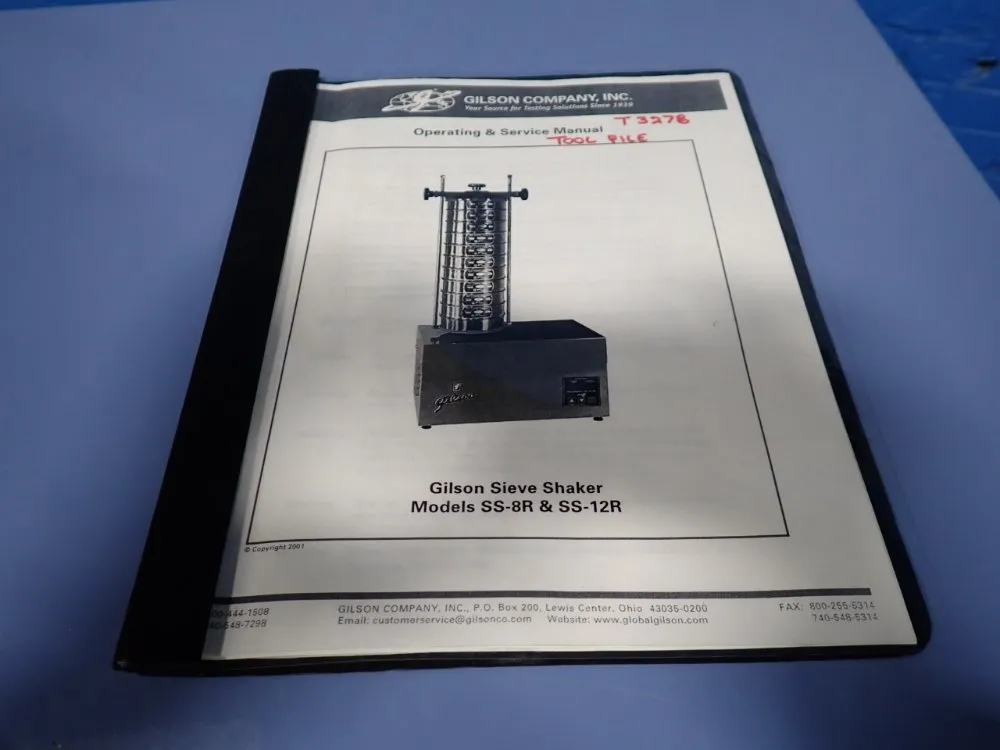 Gibson Co. 12" Sieve Shaker - Ss-12r