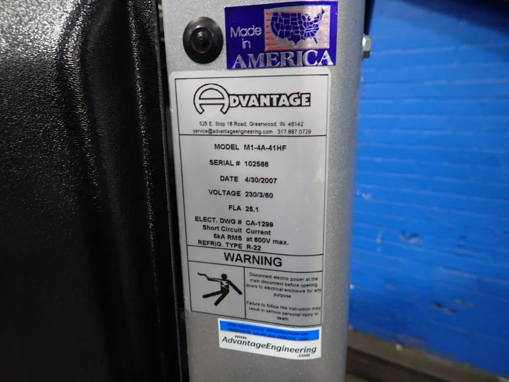 Advantage Engineering Portable Chiller - M1-4a-41hf