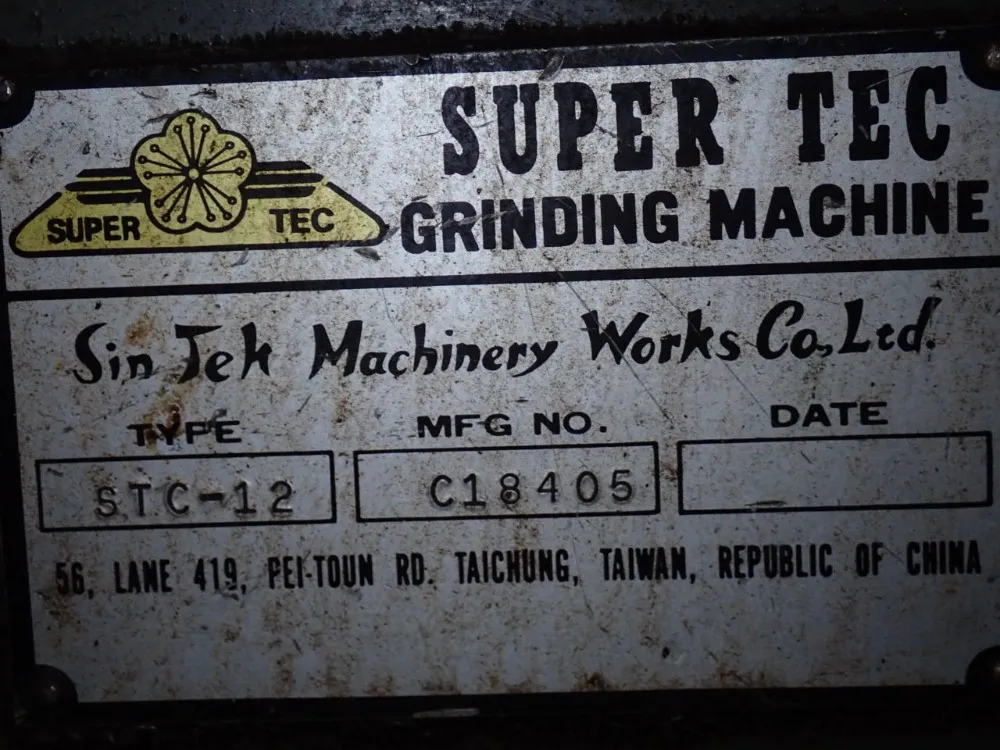 Super Tec 5 1/2" Wheel Centerless Grinder - Stc-12