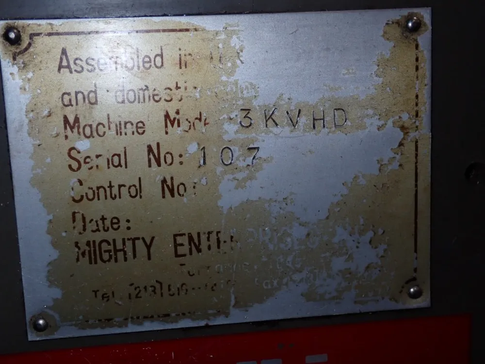 Mighty Comet 10" X 50" Vertical Mill - 3kvhd