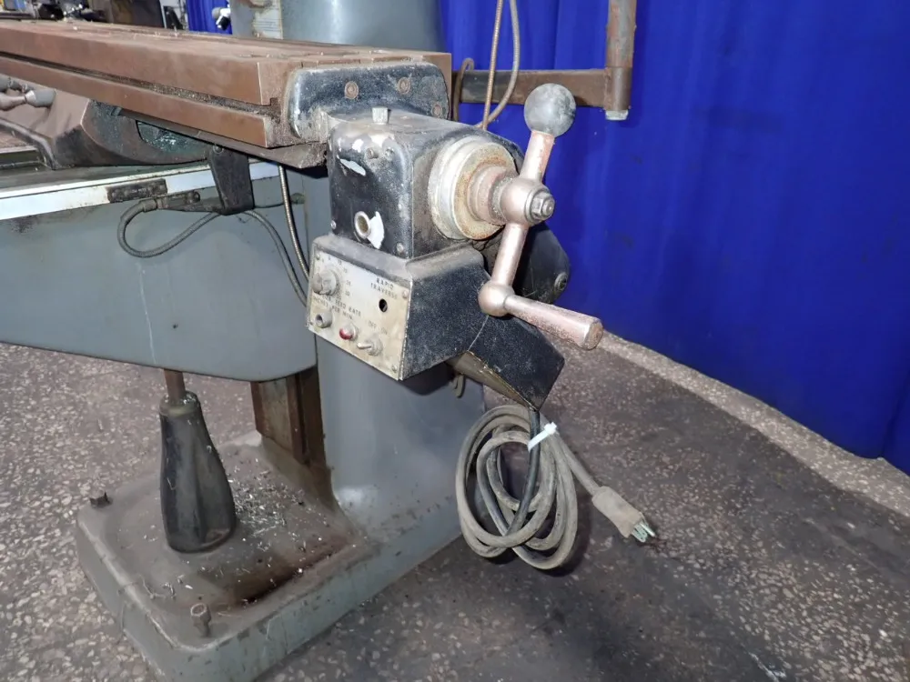 Bridgeport 9" X 42" Vertical Mill