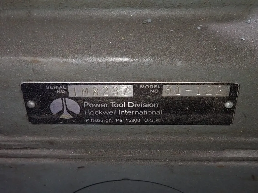 Rockwell 12" Disc Sander - 31-122