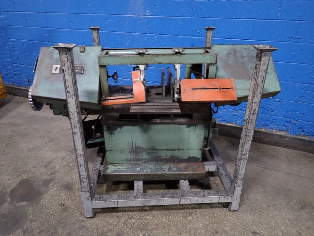 W.f. Wells & Sons Inc 22" X 9 1/2" Horizontal Band Saw - L-9