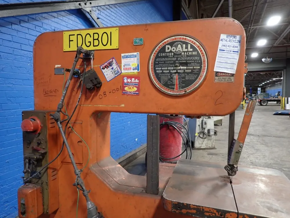Doall 31 1/2" Vertical Band Saw - 30-m