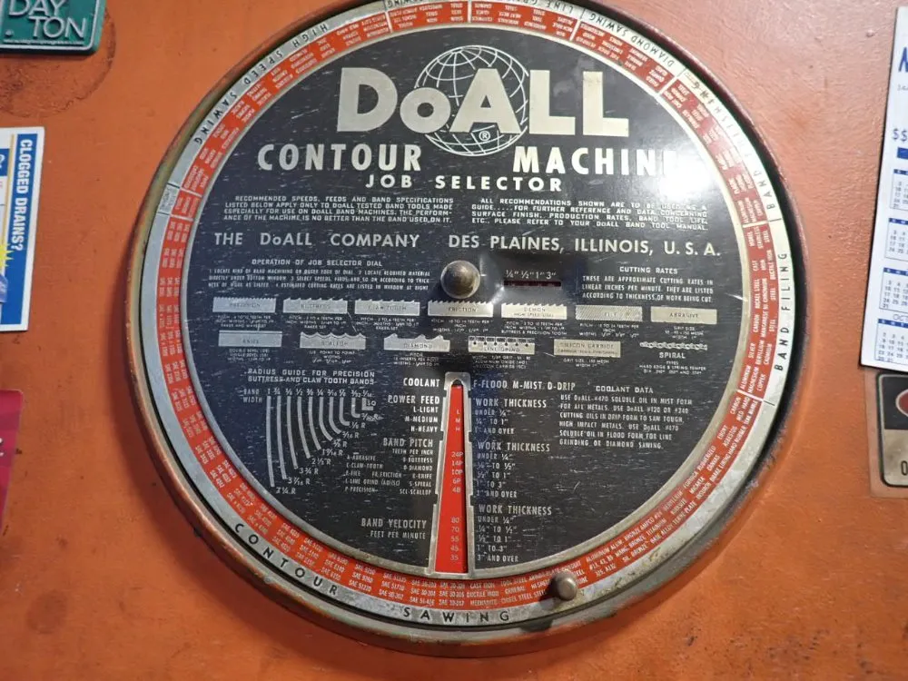 Doall 31 1/2" Vertical Band Saw - 30-m