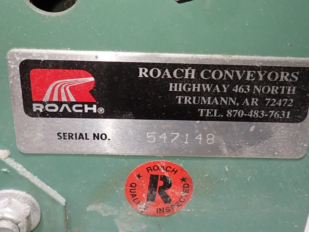 Roach Conveyors 50" X 140" Press Roller