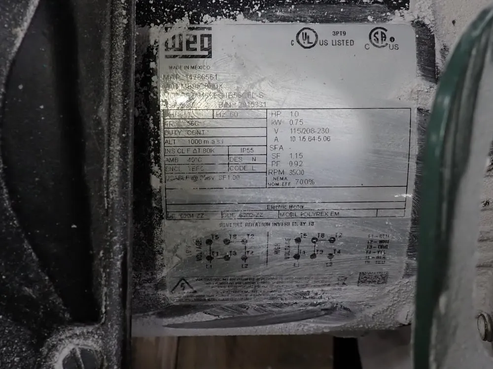 Jdc Dense Flow 1 Hp Dust Collector