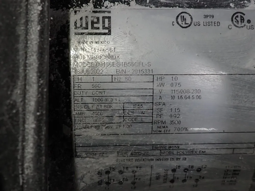 Jdc Dense Flow 1 Hp Dust Collector