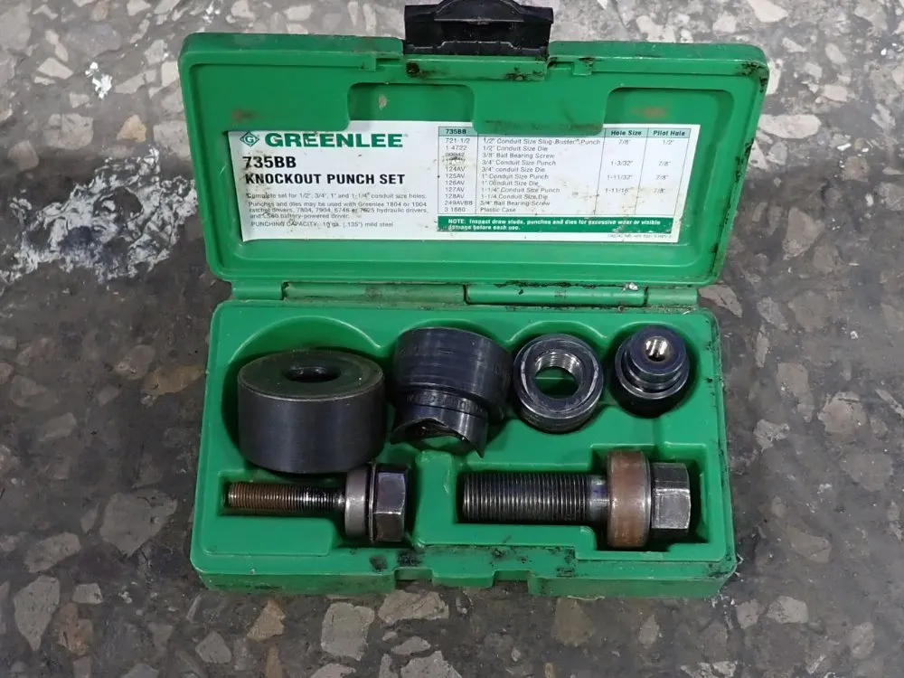 Greenlee Knockout Punch Set - 735bb