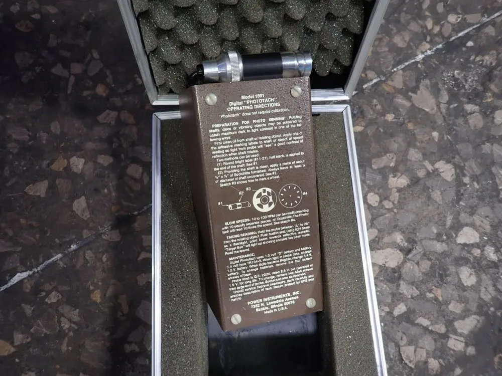 Power Instruments Inc Digital Phototach - 1891