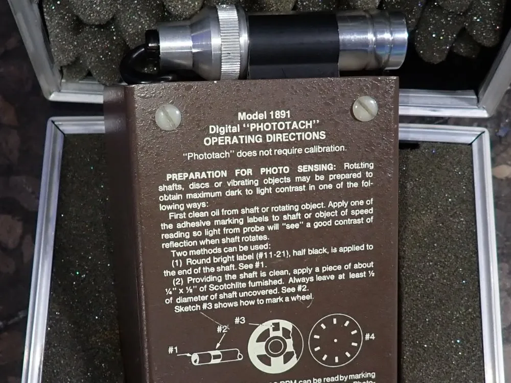 Power Instruments Inc Digital Phototach - 1891