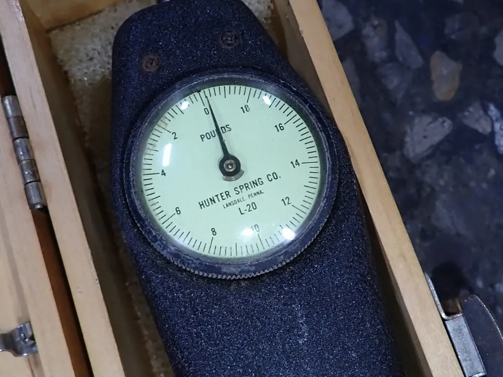 Hunter Spring Co Force Indicator - L-20