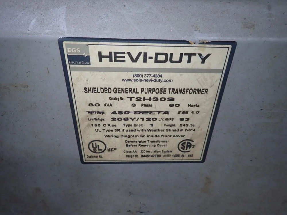 Egs 30 Kva Transformer - T2h30s