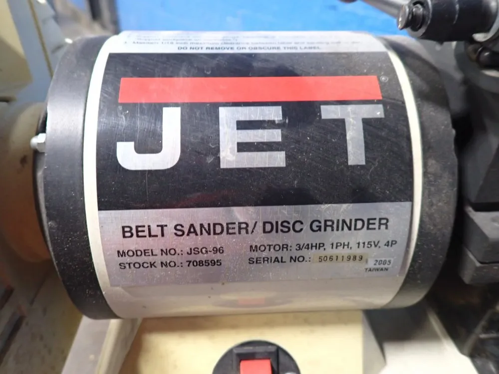 Jet Belt Sander/disc Grinder - Jsg-96
